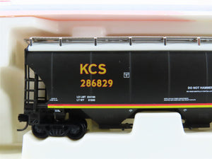 N InterMountain 67237-04 KCS Kansas City Southern 3-Bay Covered Hopper #286829