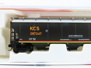 N InterMountain 67237-09 KCS Kansas City Southern 3-Bay Covered Hopper #287247