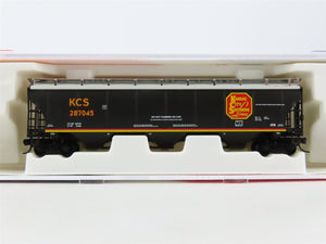 N InterMountain 67237-06 KCS Kansas City Southern 3-Bay Covered Hopper #287045