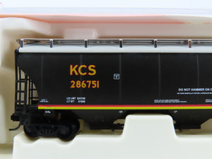 N InterMountain 67237-01 KCS Kansas City Southern 3-Bay Covered Hopper #286751