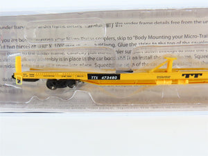 N Scale Trainworx 28545-03 TTX Trailer Train 85' Flat Car #473480