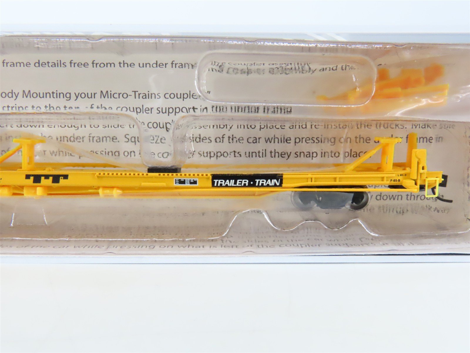 N Scale Trainworx 28545-03 TTX Trailer Train 85' Flat Car #473480