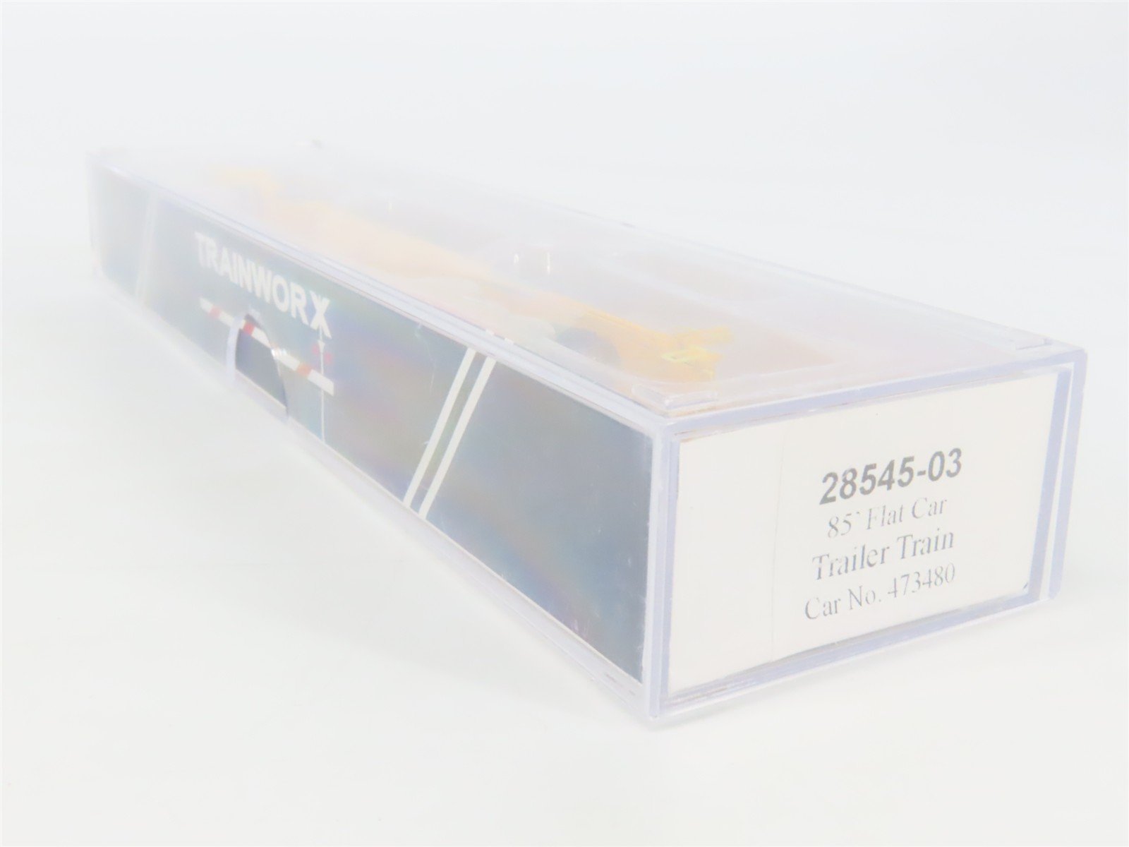 N Scale Trainworx 28545-03 TTX Trailer Train 85' Flat Car #473480
