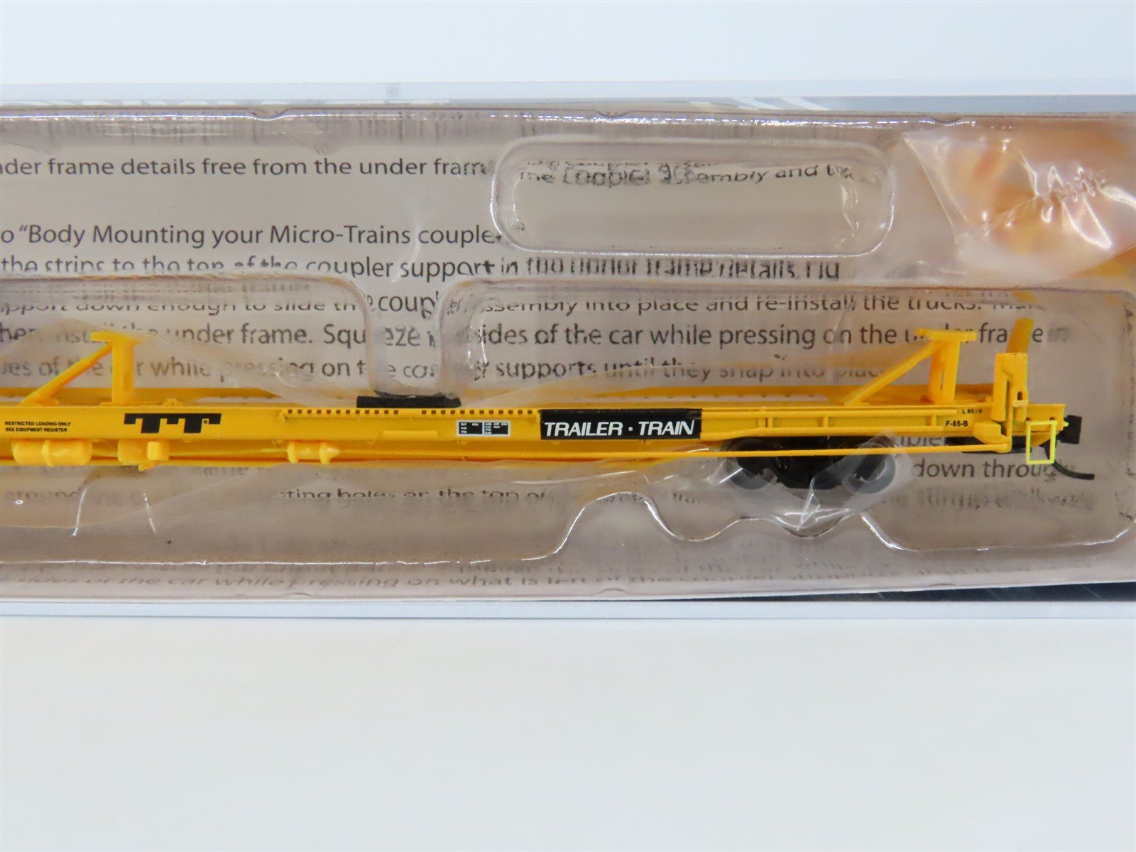 N Scale Trainworx 28545-01 TTX Trailer Train 85' Flat Car #473021