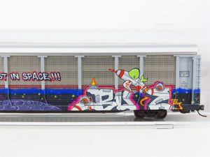 N Micro-Trains MTL 11144290 ETTX Ferromex 89' Tri-Level Auto Rack w/ Graffiti