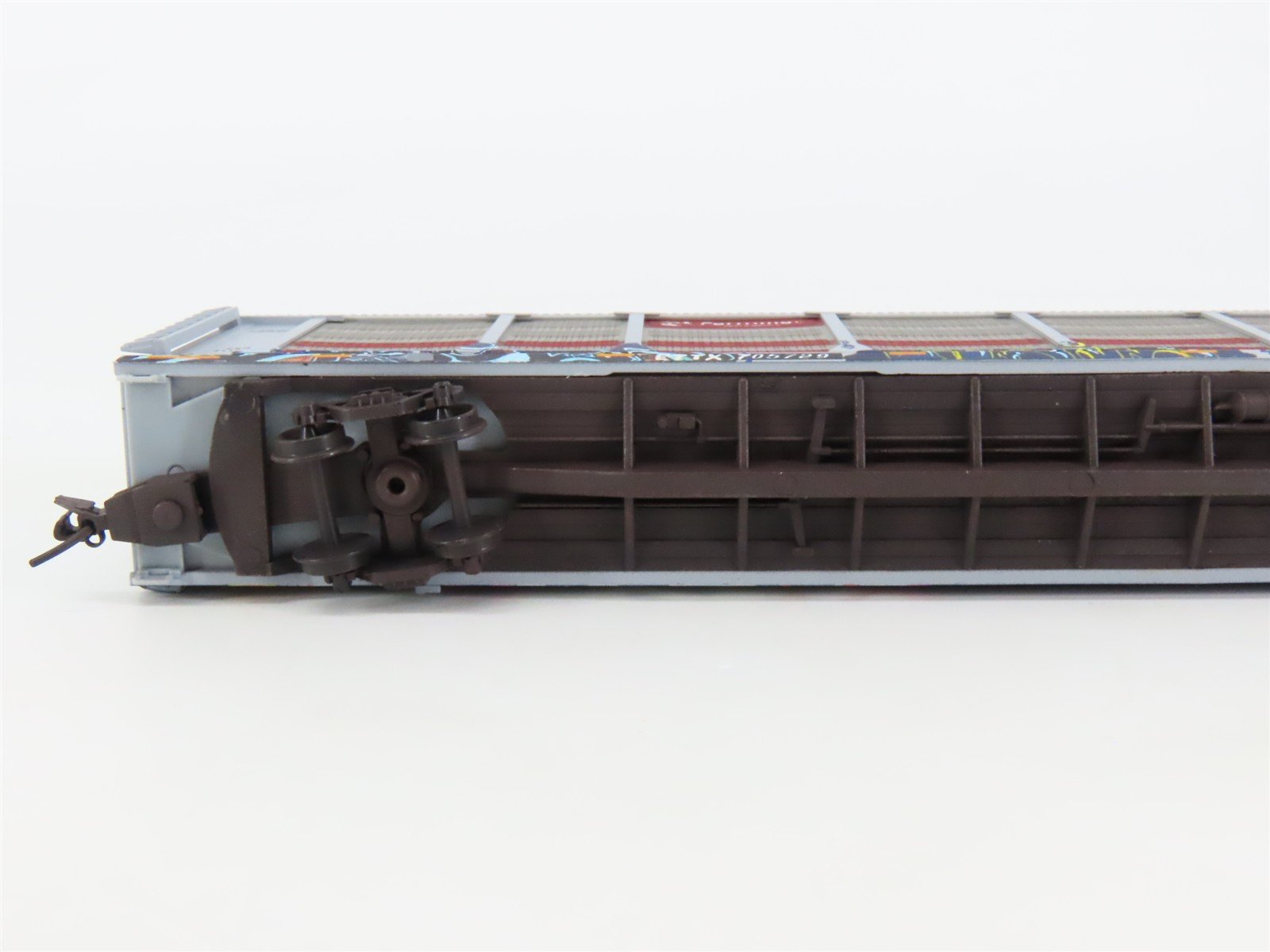 N Micro-Trains MTL 11144290 ETTX Ferromex 89' Tri-Level Auto Rack w/ Graffiti