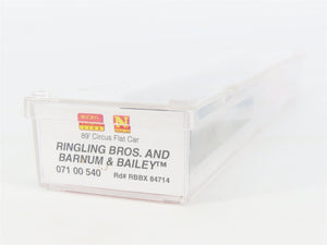 N Scale Micro-Trains MTL 07100540 RBBX Ringling Bros. 89' Circus Flat Car #84714