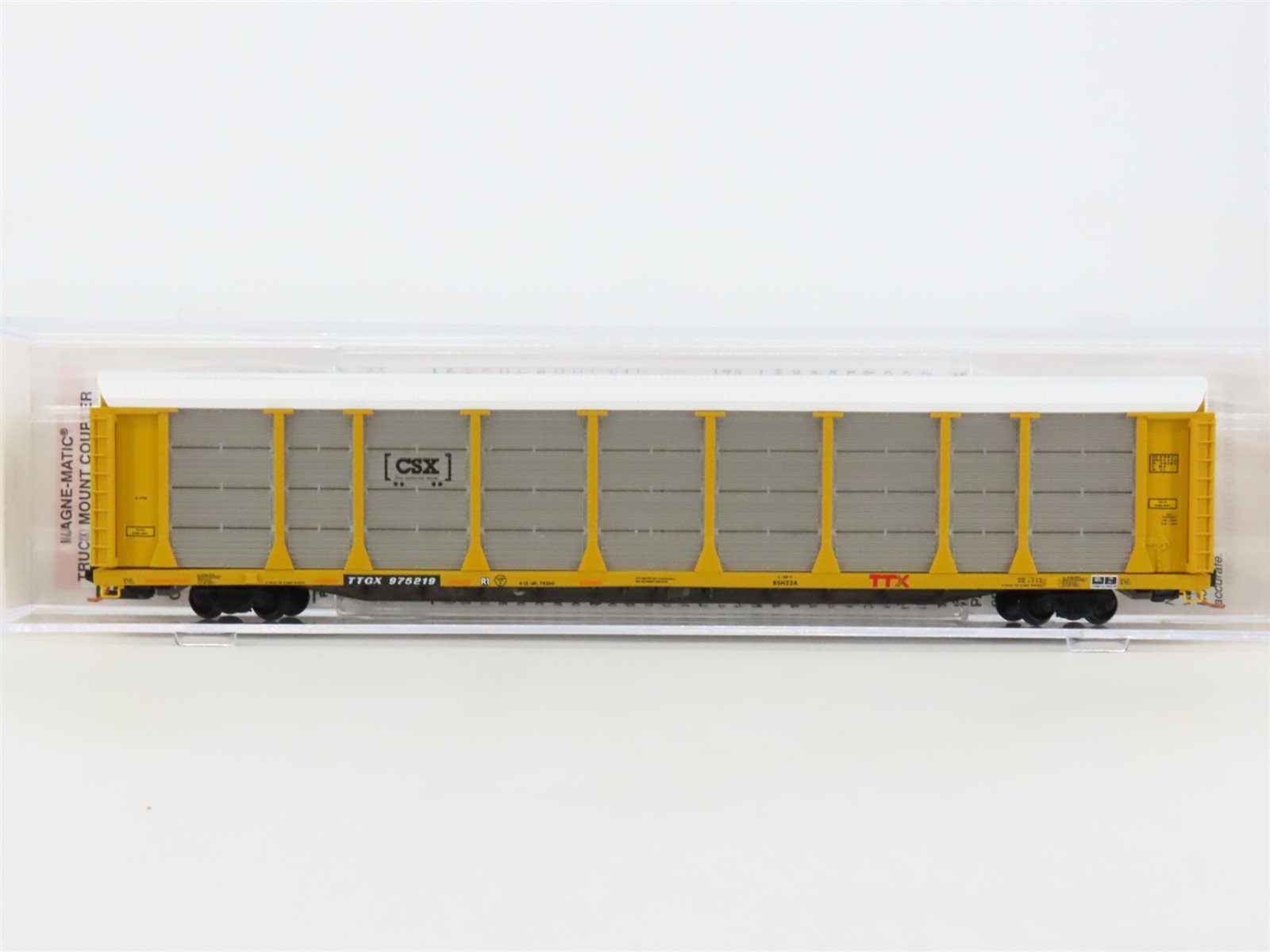 N Scale Micro-Trains MTL 11100270 TTGX CSX 89' Tri-Level Closed Auto Rack 975219