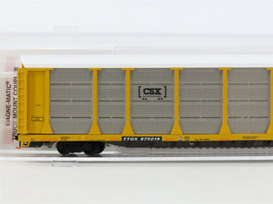 N Scale Micro-Trains MTL 11100270 TTGX CSX 89' Tri-Level Closed Auto Rack 975219