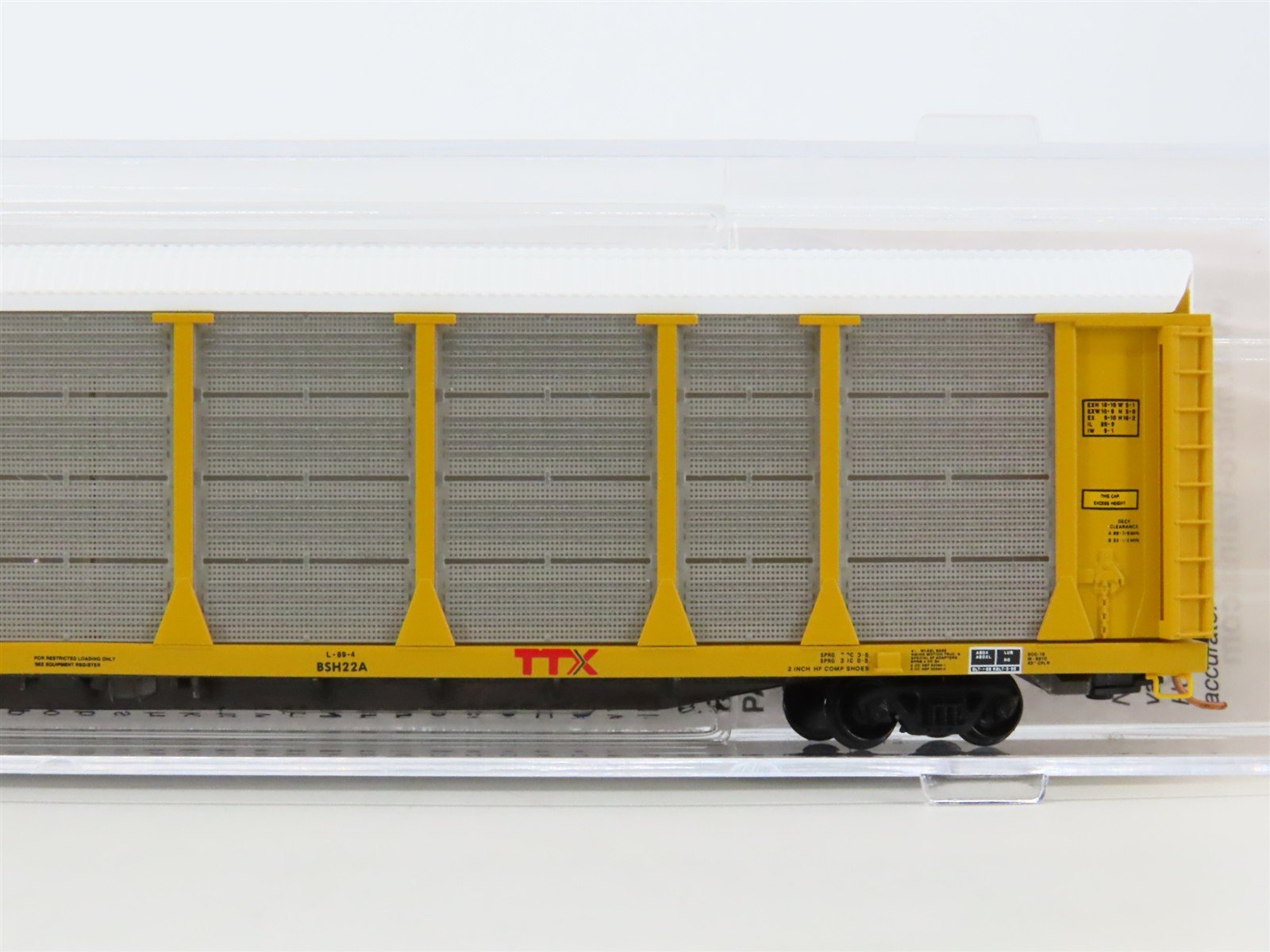 N Scale Micro-Trains MTL 11100270 TTGX CSX 89' Tri-Level Closed Auto Rack 975219