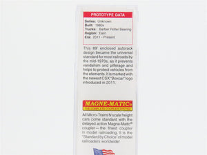 N Scale Micro-Trains MTL 11100270 TTGX CSX 89' Tri-Level Closed Auto Rack 975219