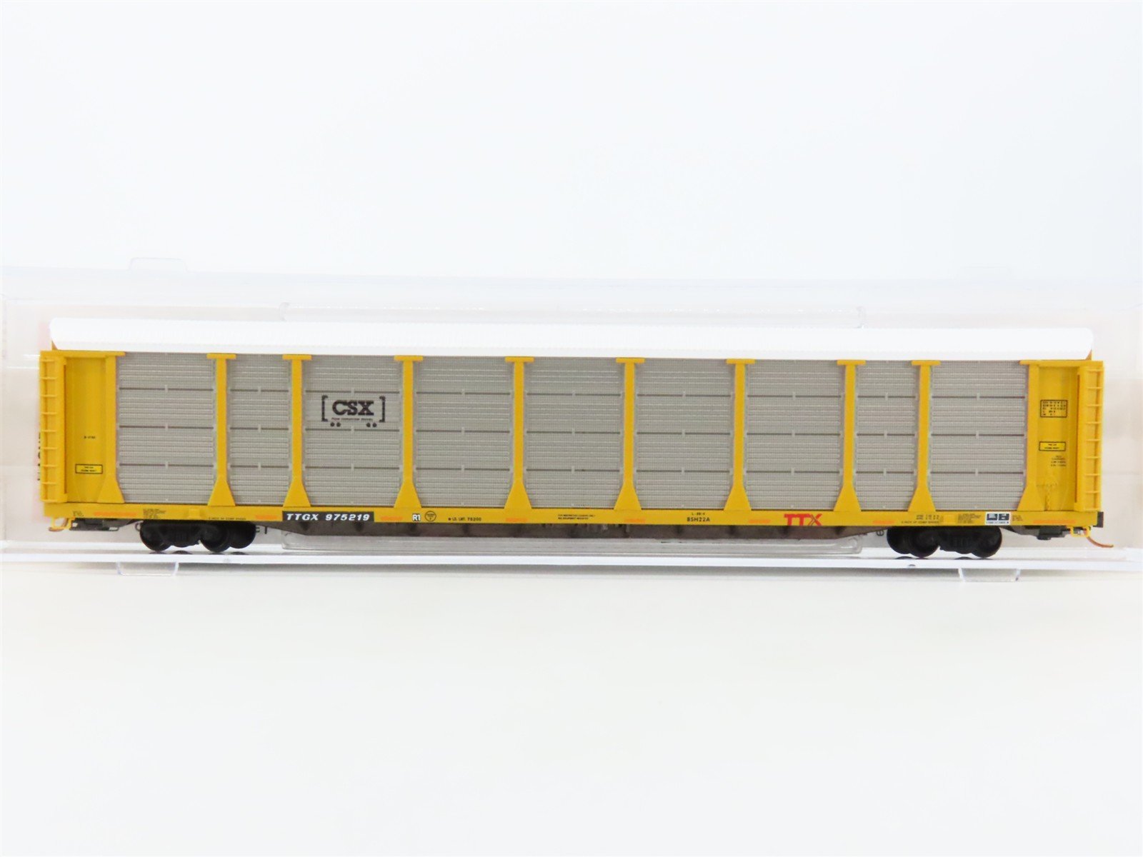 N Scale Micro-Trains MTL 11100270 TTGX CSX 89' Tri-Level Closed Auto Rack 975219