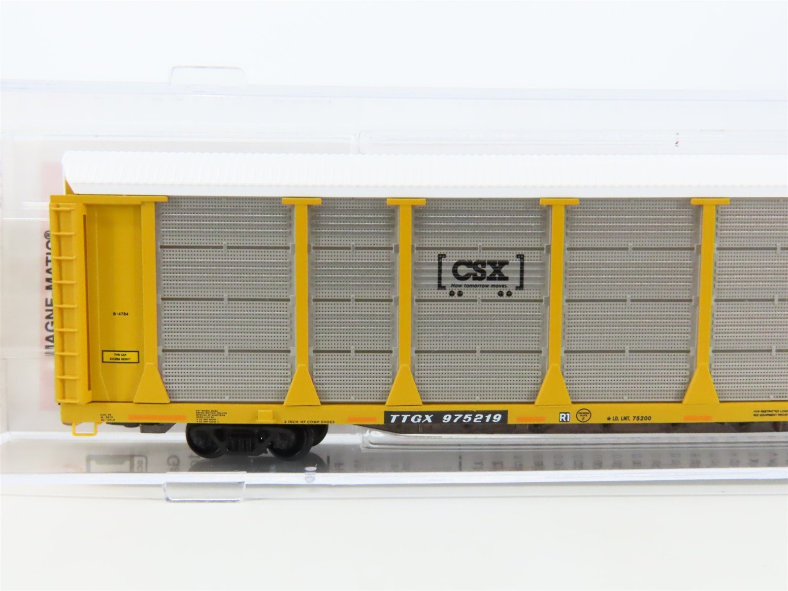 N Scale Micro-Trains MTL 11100270 TTGX CSX 89' Tri-Level Closed Auto Rack 975219