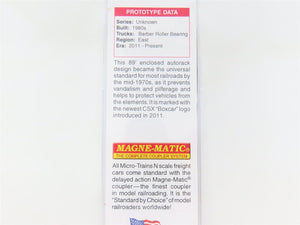 N Scale Micro-Trains MTL 11100270 TTGX CSX 89' Tri-Level Closed Auto Rack 975219