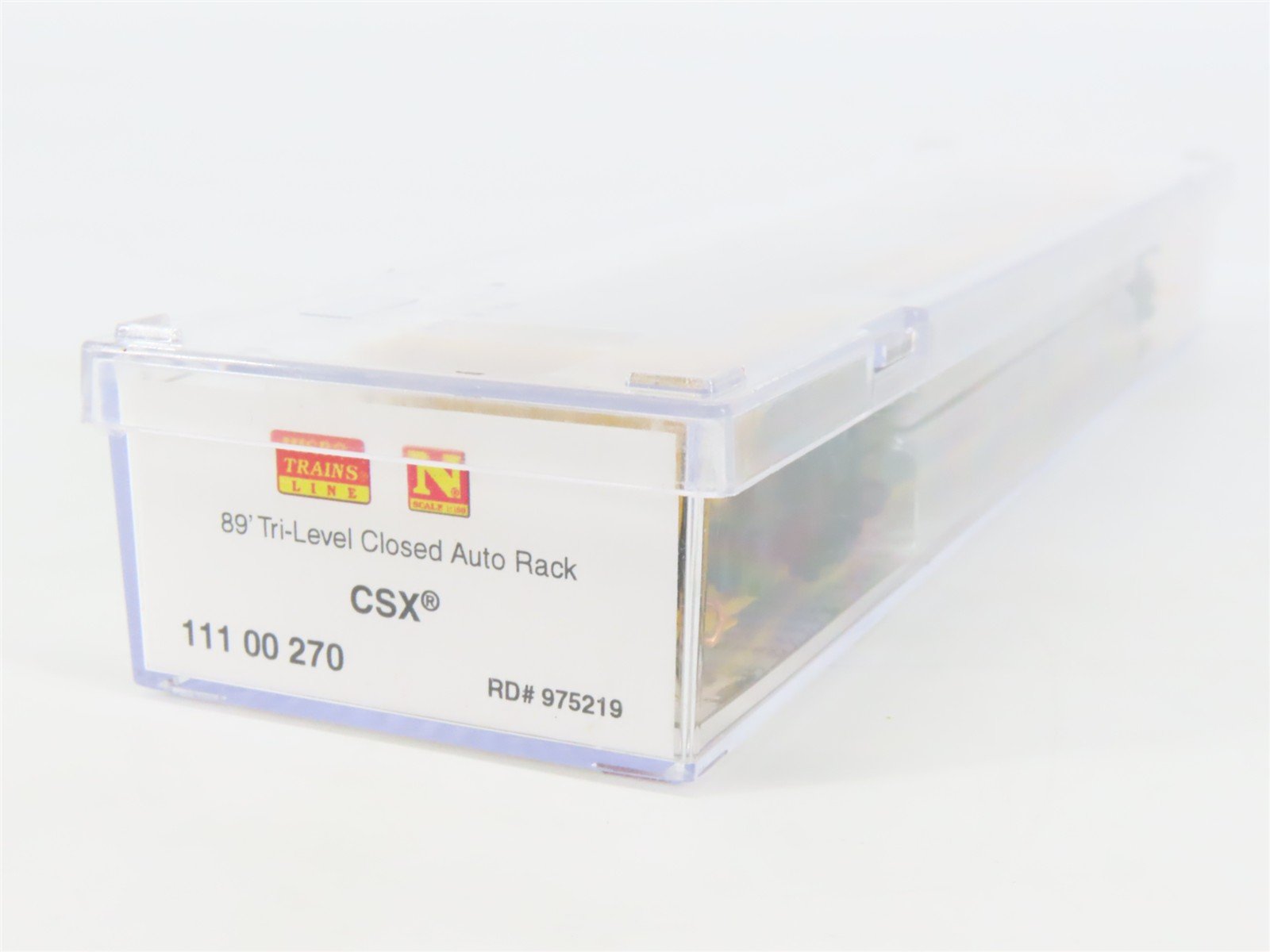N Scale Micro-Trains MTL 11100270 TTGX CSX 89' Tri-Level Closed Auto Rack 975219