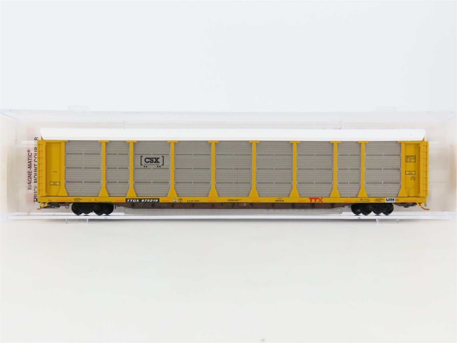 N Scale Micro-Trains MTL 11100270 TTGX CSX 89' Tri-Level Closed Auto Rack 975219