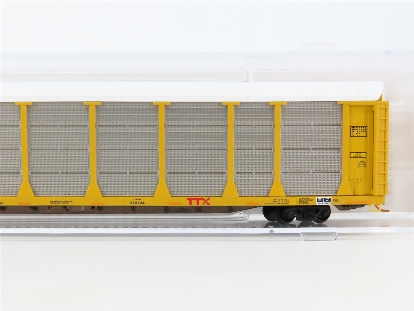 N Scale Micro-Trains MTL 11100270 TTGX CSX 89' Tri-Level Closed Auto Rack 975219