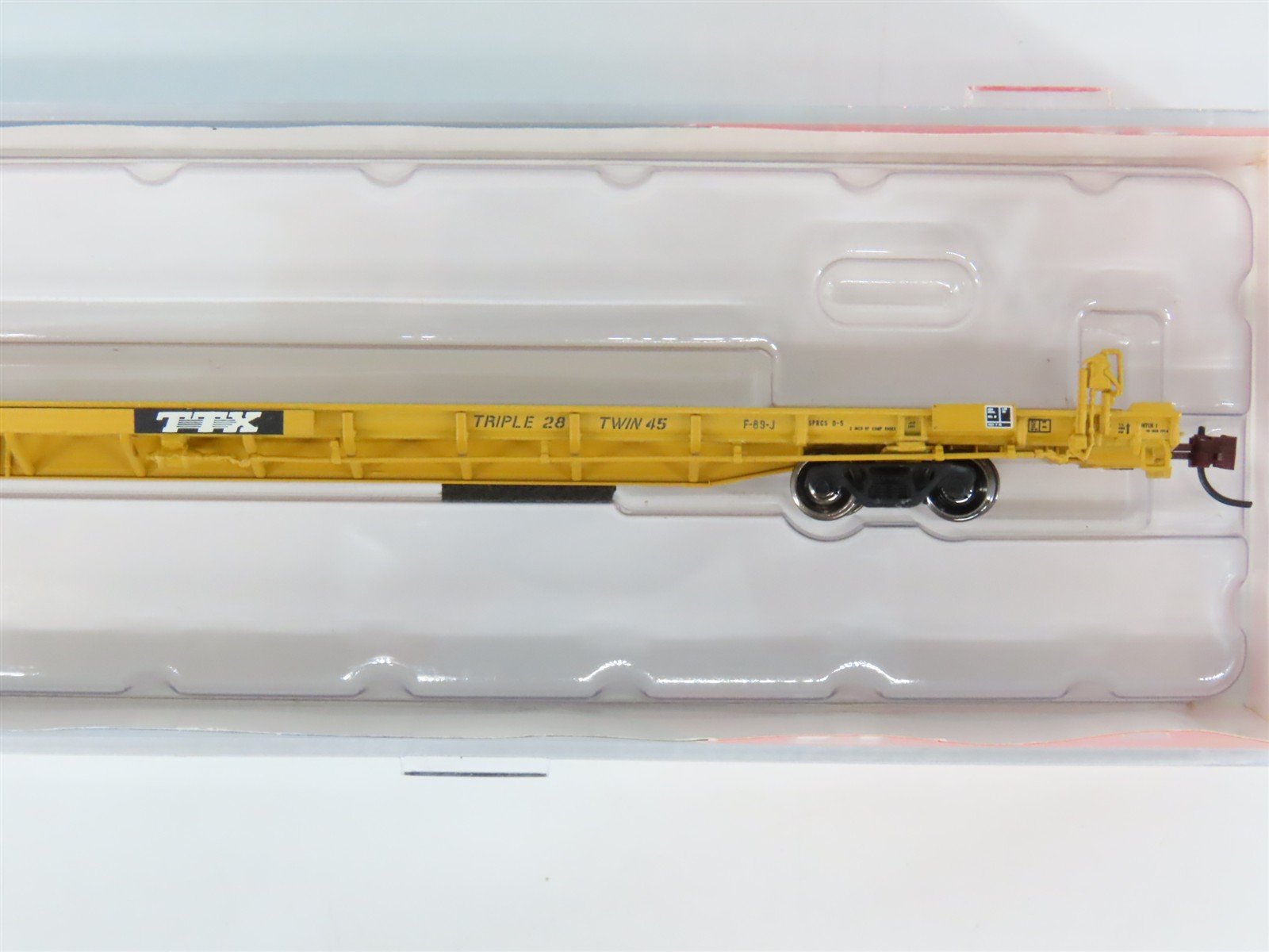 N Scale BLMA Models 13002 RTTX TTX ACF F89-J 89' Flat Car #601171