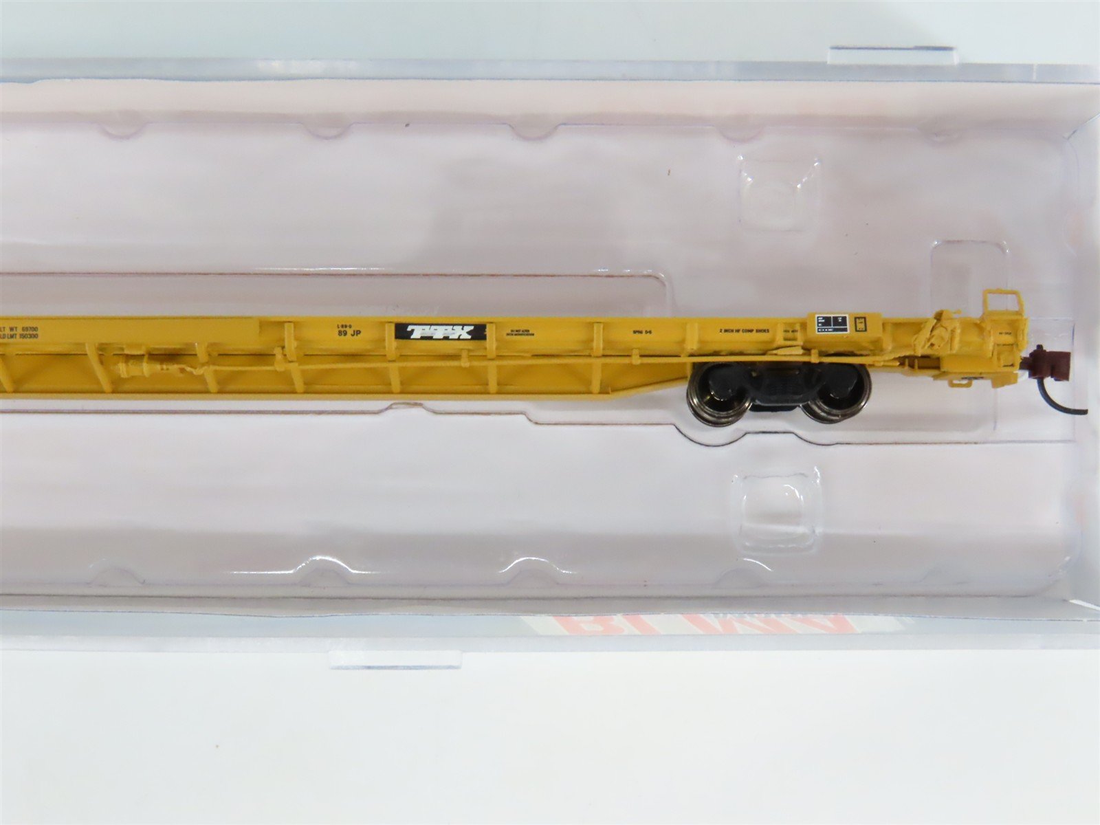 N Scale BLMA Models 13037 JTTX TTX ACF F89-J 89' Flat Car #601271