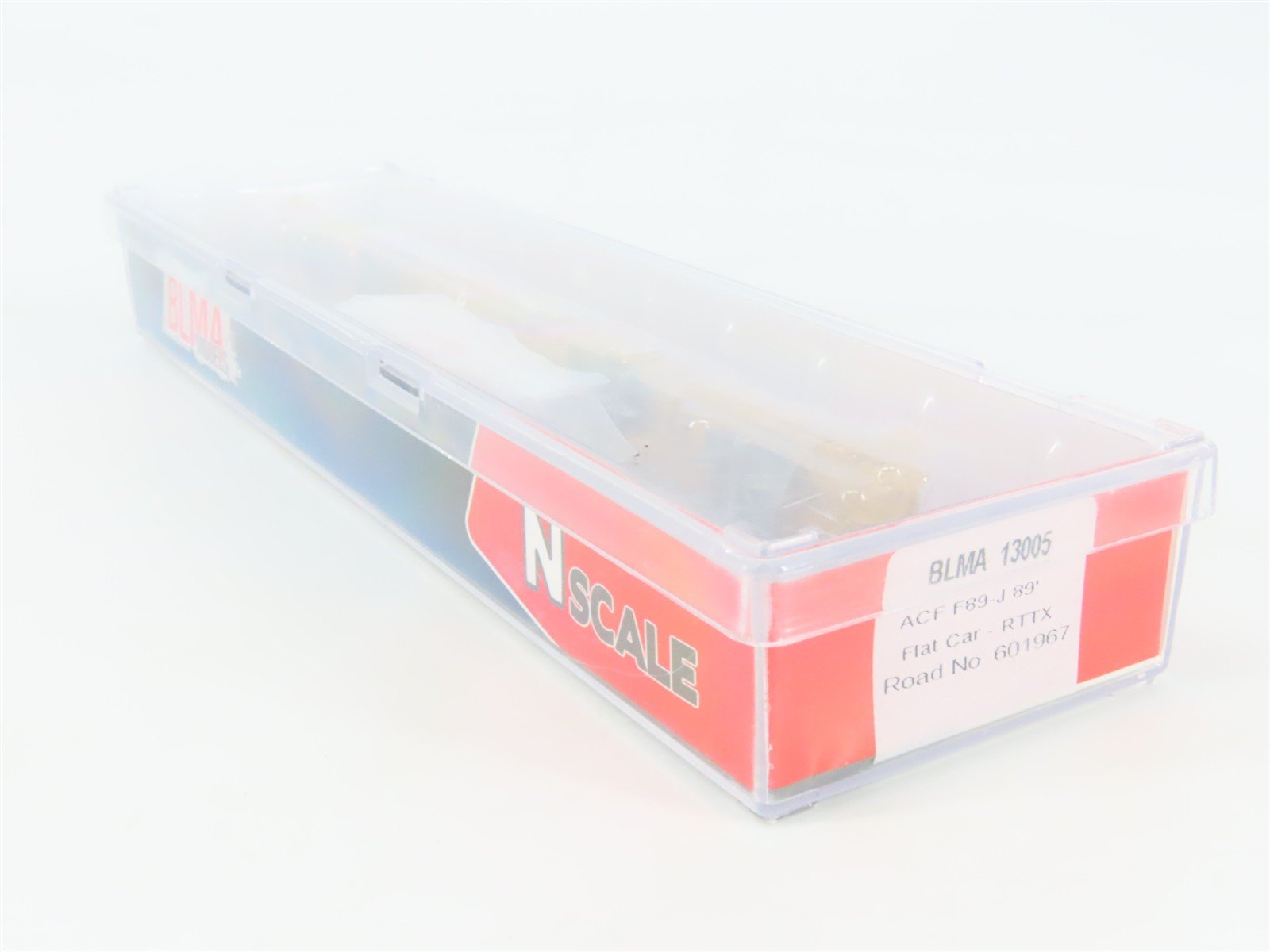N Scale BLMA Models 13005 RTTX TTX ACF F89-J 89' Flat Car #601967