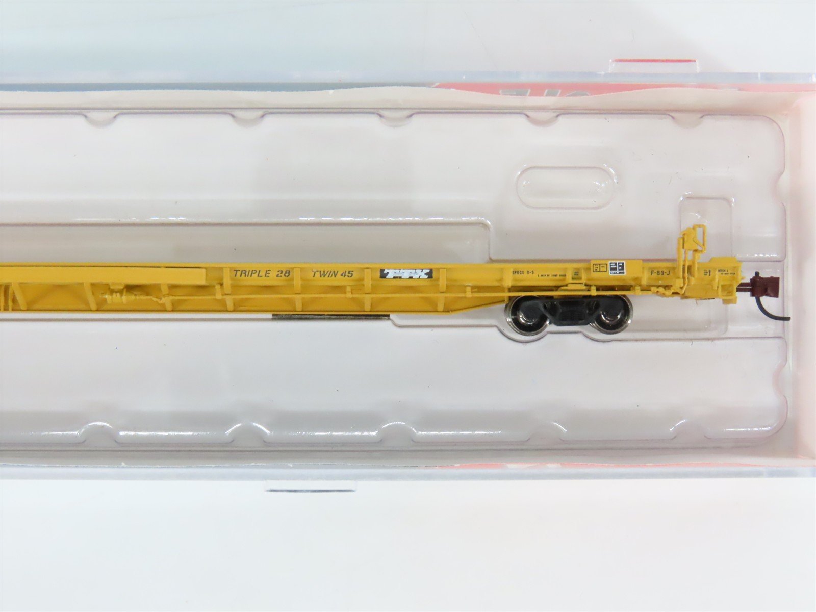 N Scale BLMA Models 13001 RTTX TTX ACF F89-J 89' Flat Car #600963