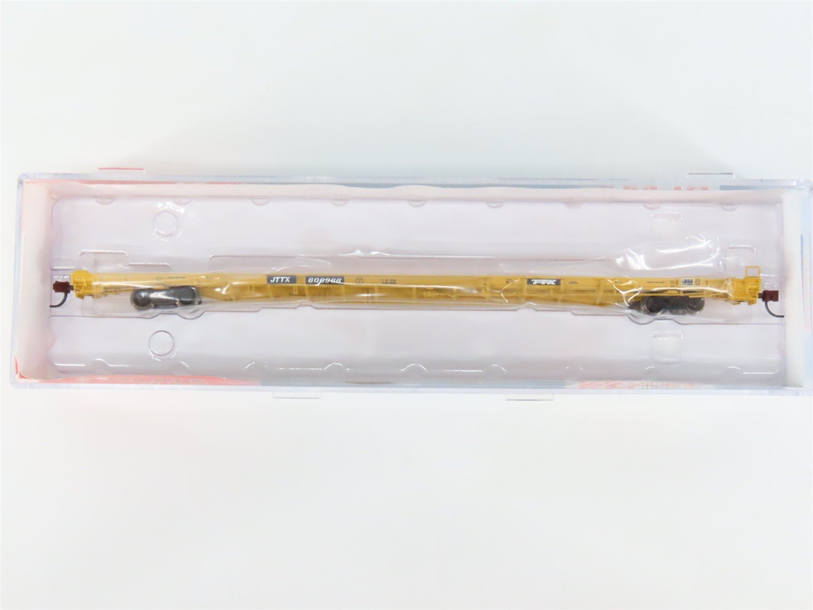 N Scale BLMA Models 13033 JTTX TTX ACF F89-J 89' Flat Car #600966