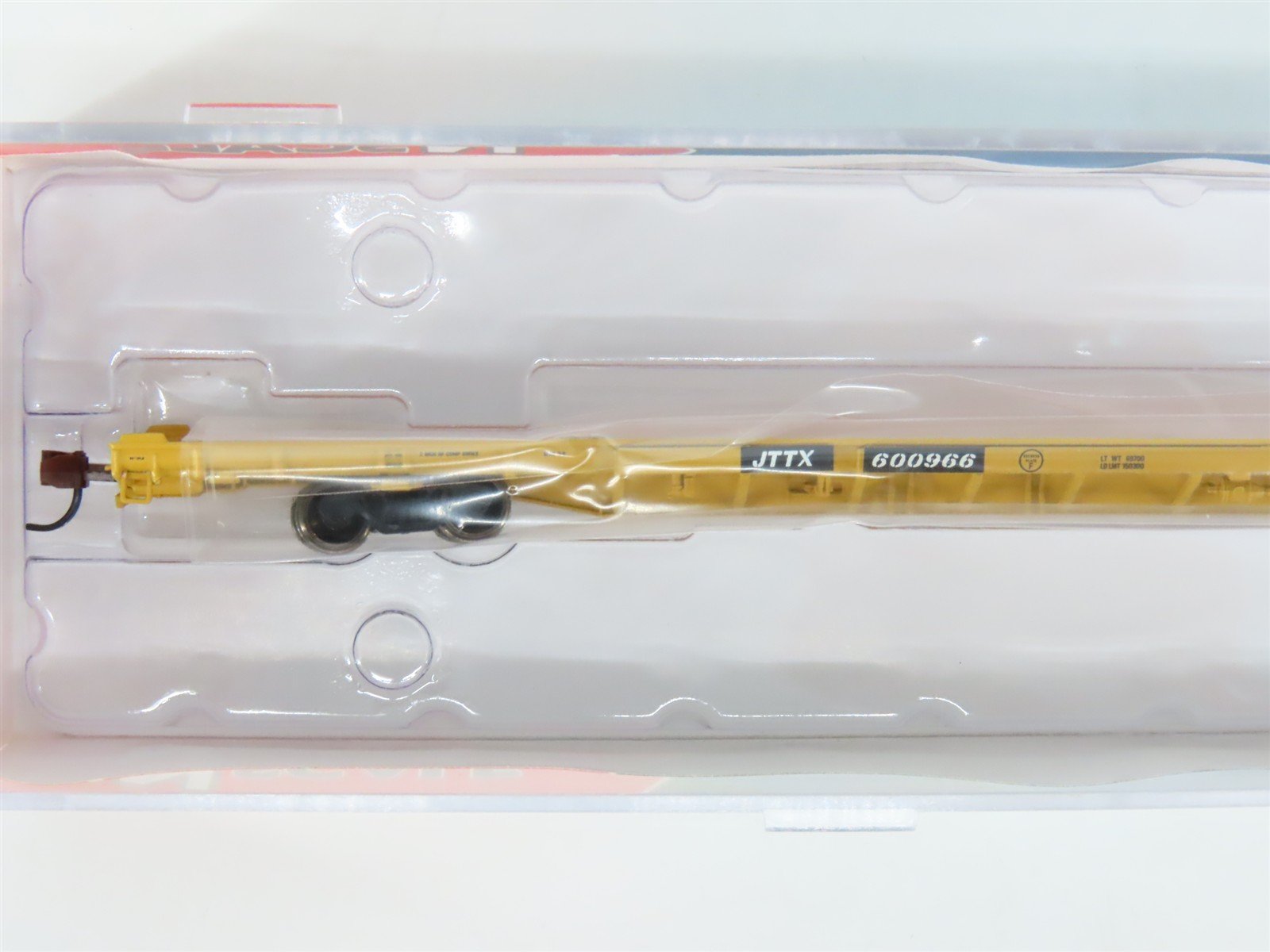 N Scale BLMA Models 13033 JTTX TTX ACF F89-J 89' Flat Car #600966