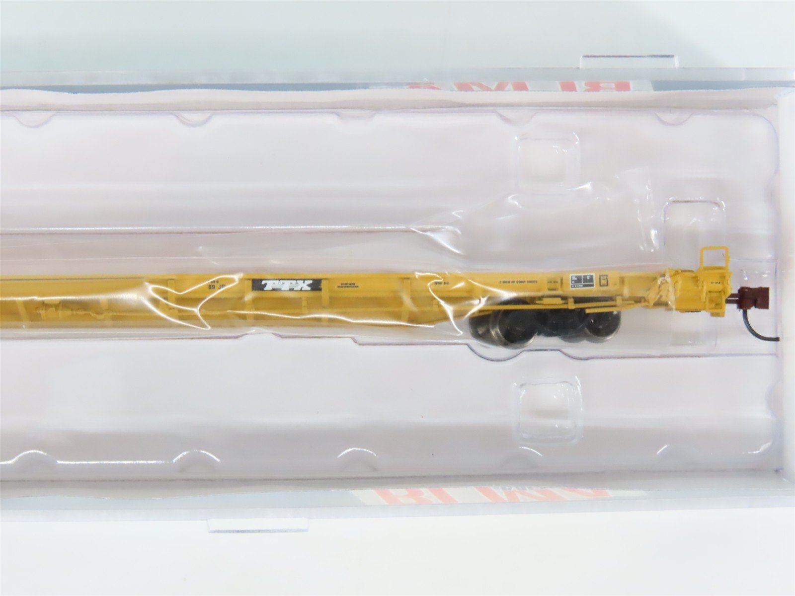 N Scale BLMA Models 13033 JTTX TTX ACF F89-J 89' Flat Car #600966