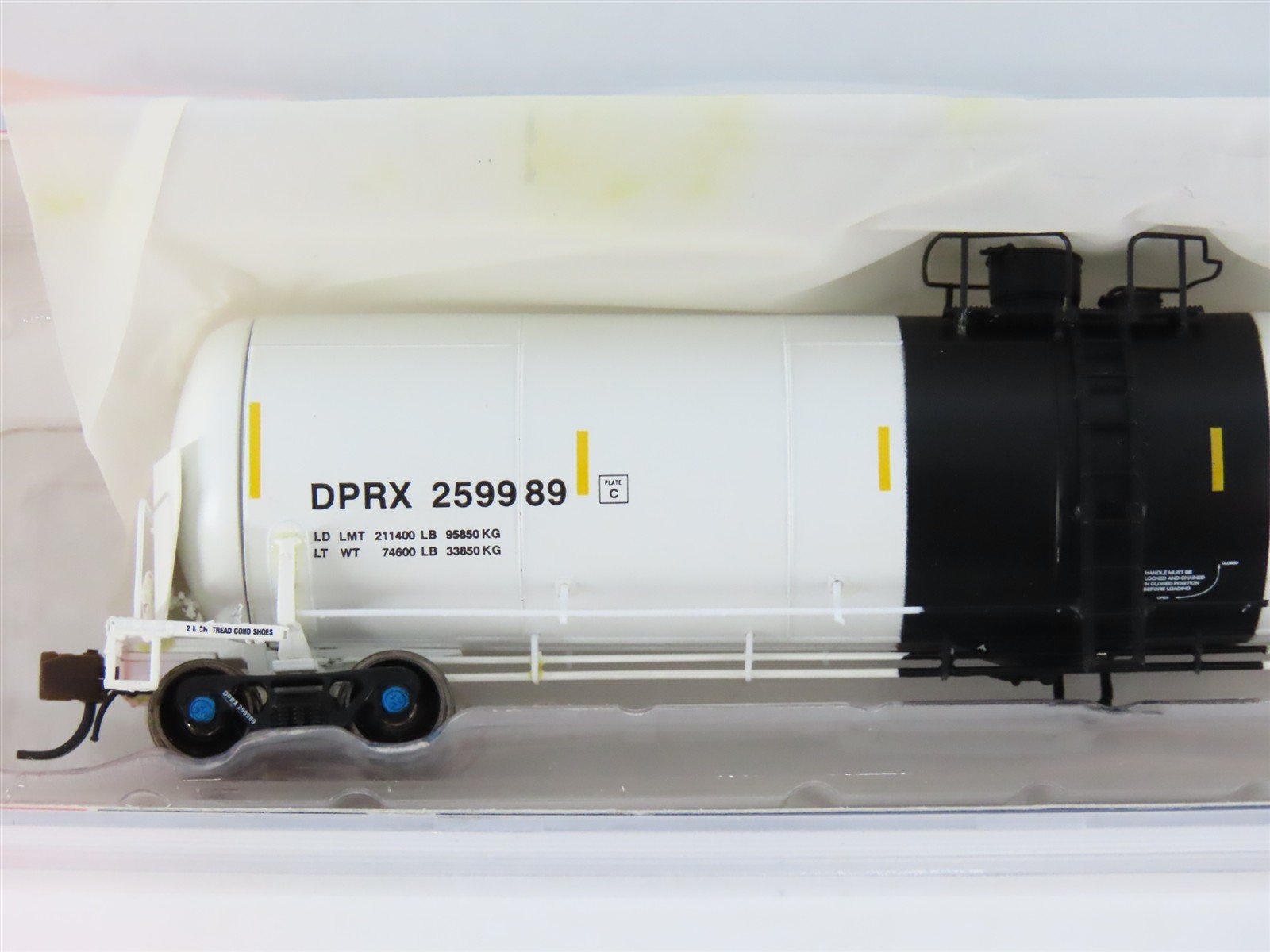N Scale BLMA Models 20048 DPRX TrinityRail 31K Crude Oil Tank Car #259989