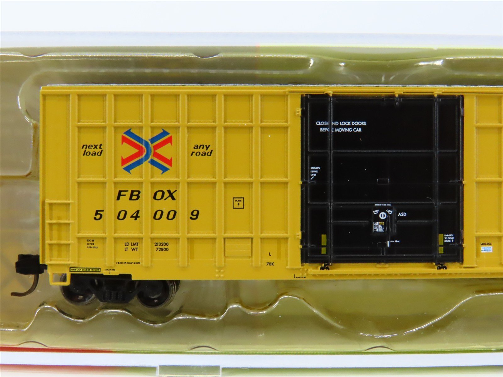 N Scale ExactRail TrainLife EN-50711-1 FBOX TTX Trinity 6275 Box Car #504009
