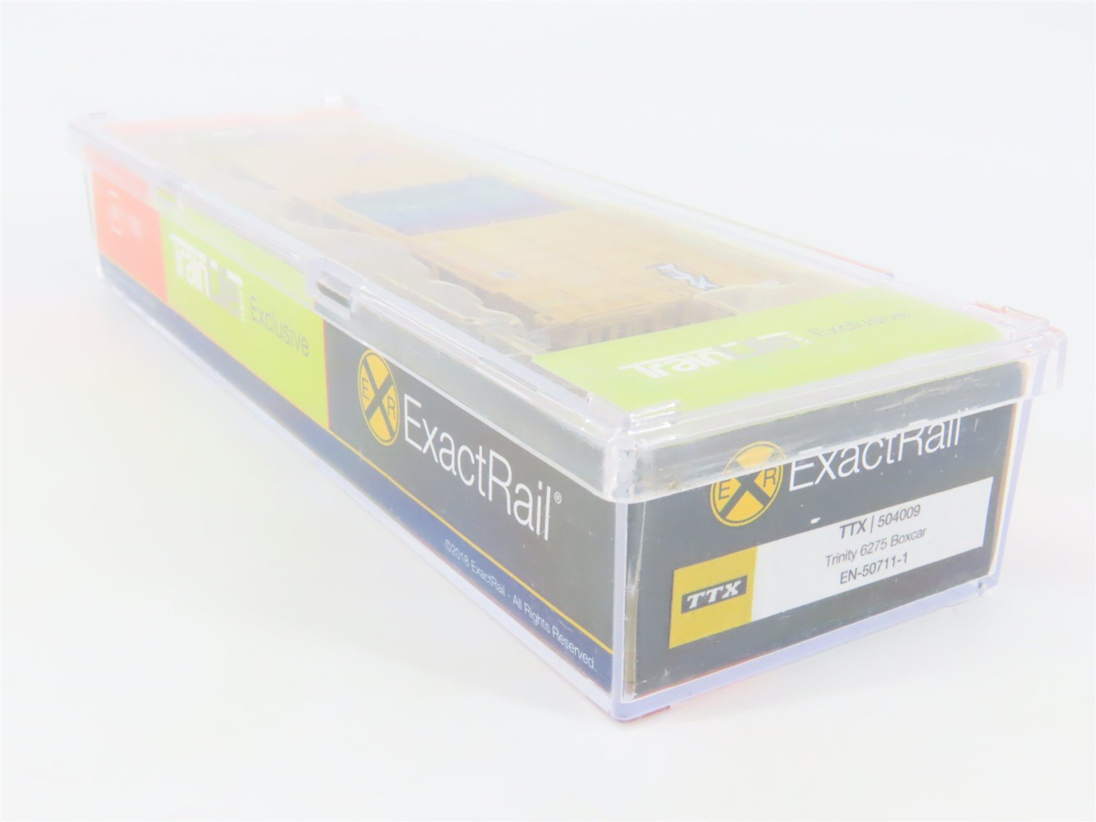 N Scale ExactRail TrainLife EN-50711-1 FBOX TTX Trinity 6275 Box Car #504009