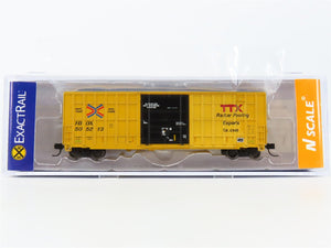 N Scale ExactRail EN-50709-1 FBOX TTX Trinity 6275 Box Car #505213
