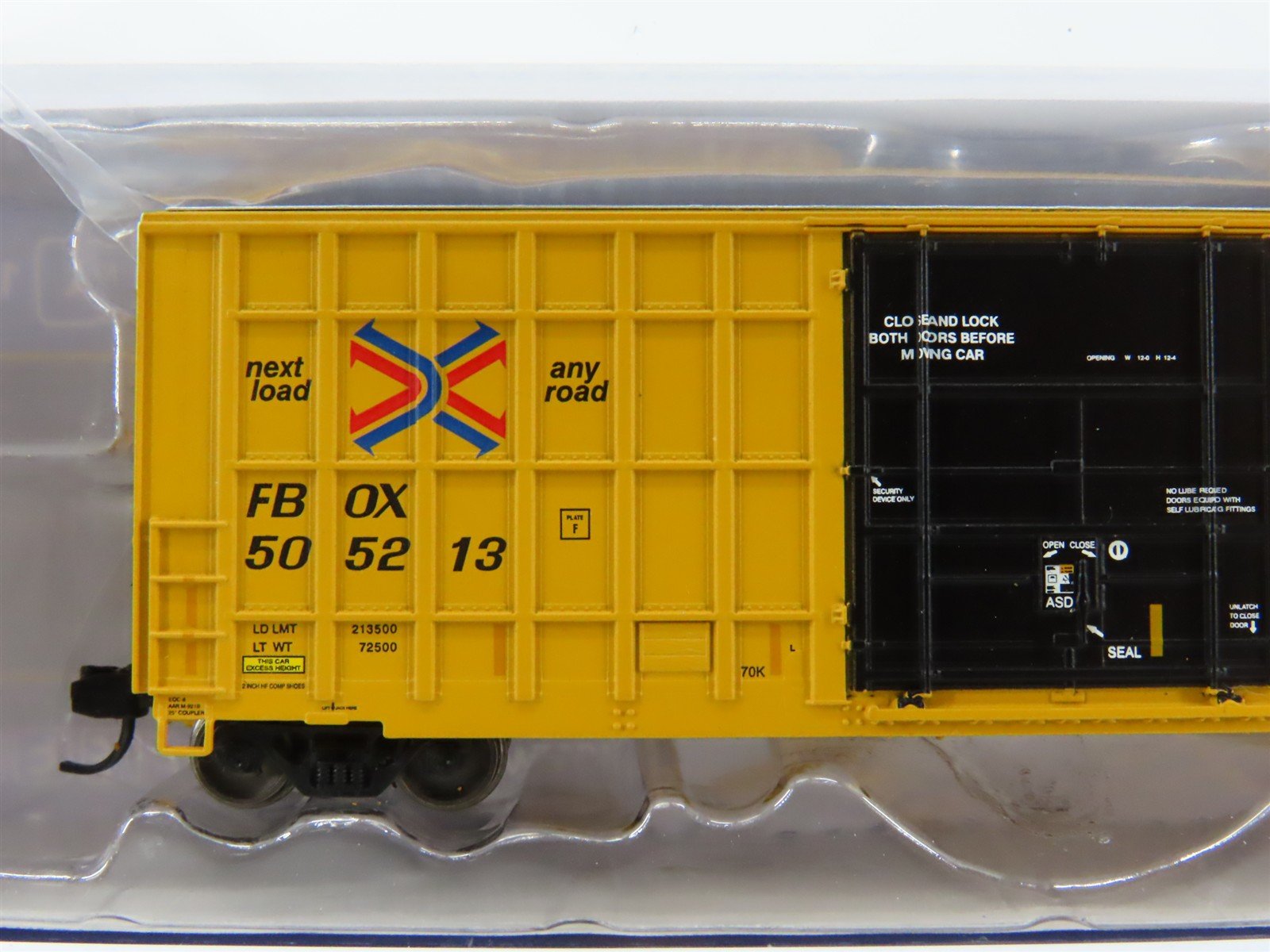 N Scale ExactRail EN-50709-1 FBOX TTX Trinity 6275 Box Car #505213