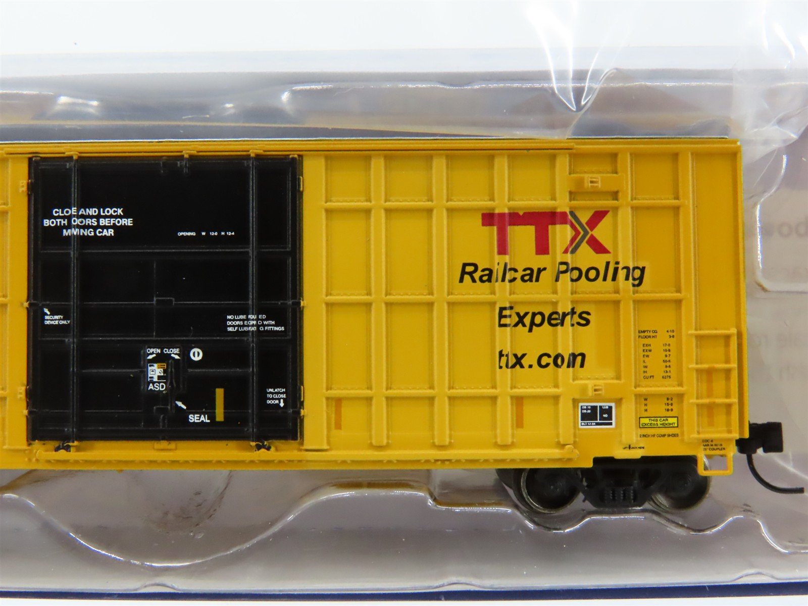 N Scale ExactRail EN-50709-1 FBOX TTX Trinity 6275 Box Car #505213