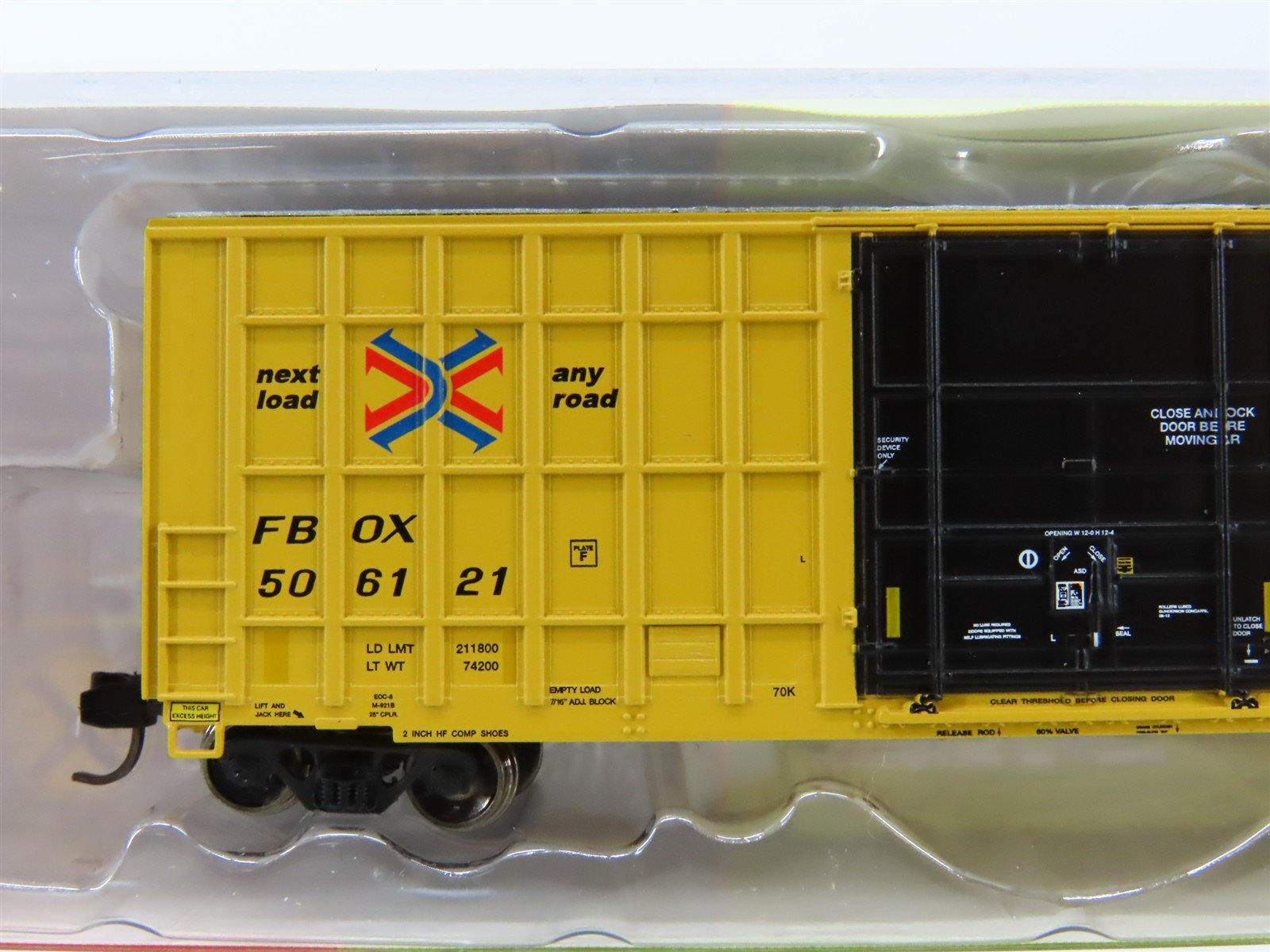 N Scale ExactRail TrainLife EN-50712-1 FBOX TTX Trinity 6275 Box Car #506121