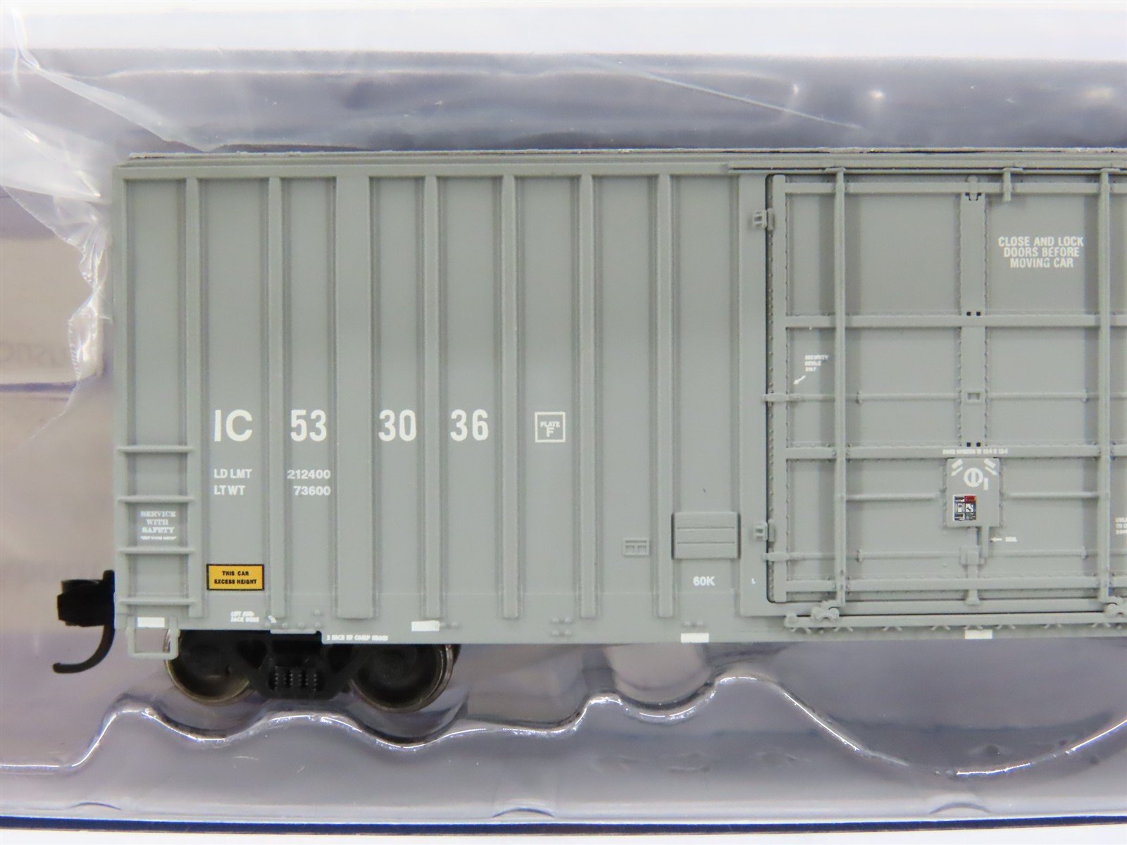 N Scale ExactRail EN-51003-4 IC Illinois Central Hy-Cube Box Car #533036