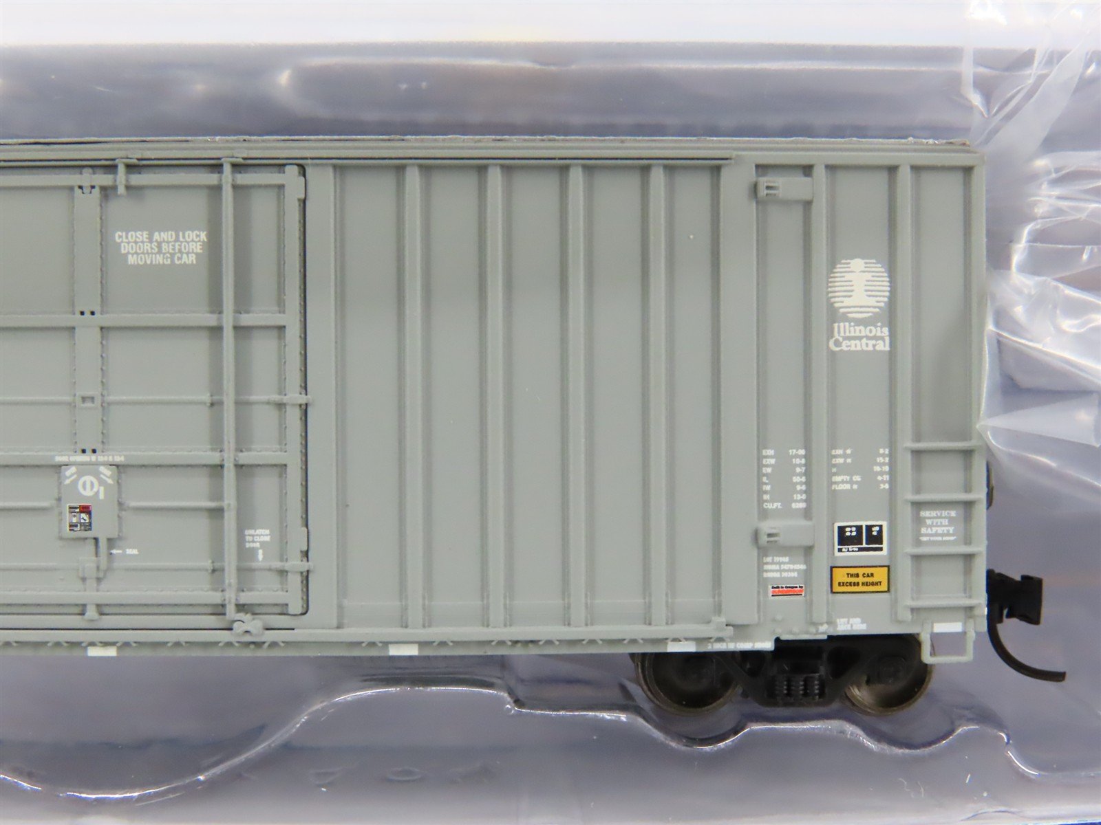 N Scale ExactRail EN-51003-4 IC Illinois Central Hy-Cube Box Car #533036