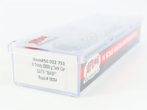 N Scale Atlas Master Line 50002751 GATX Trinity 25,500 Gallon Tank Car #18334