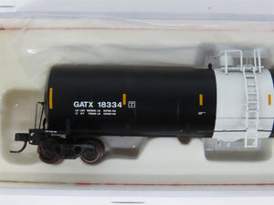 N Scale Atlas Master Line 50002751 GATX Trinity 25,500 Gallon Tank Car #18334