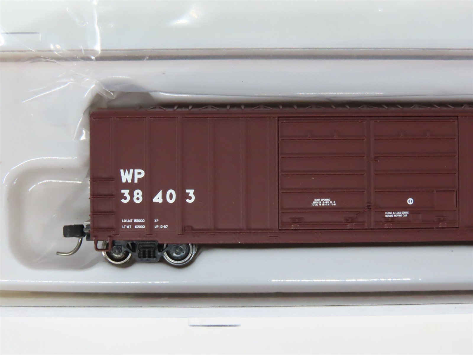 N Scale Atlas Master Line 50005260 WP Union Pacific Double Door Box Car #38403