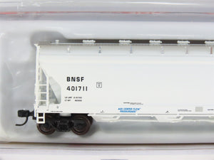 N Scale Atlas Master Line 50002696 BNSF Railway 4-Bay Covered Hopper #401711
