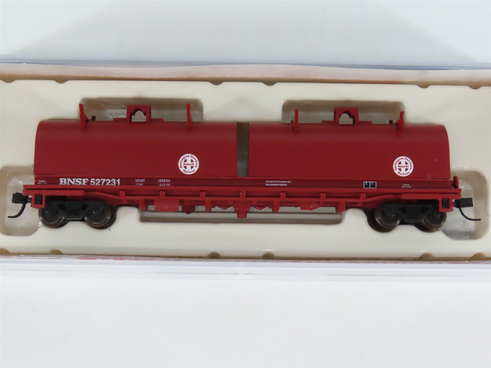 N Scale Atlas Master Line 50004640 BNSF Railway Cushion Coil Car #527231