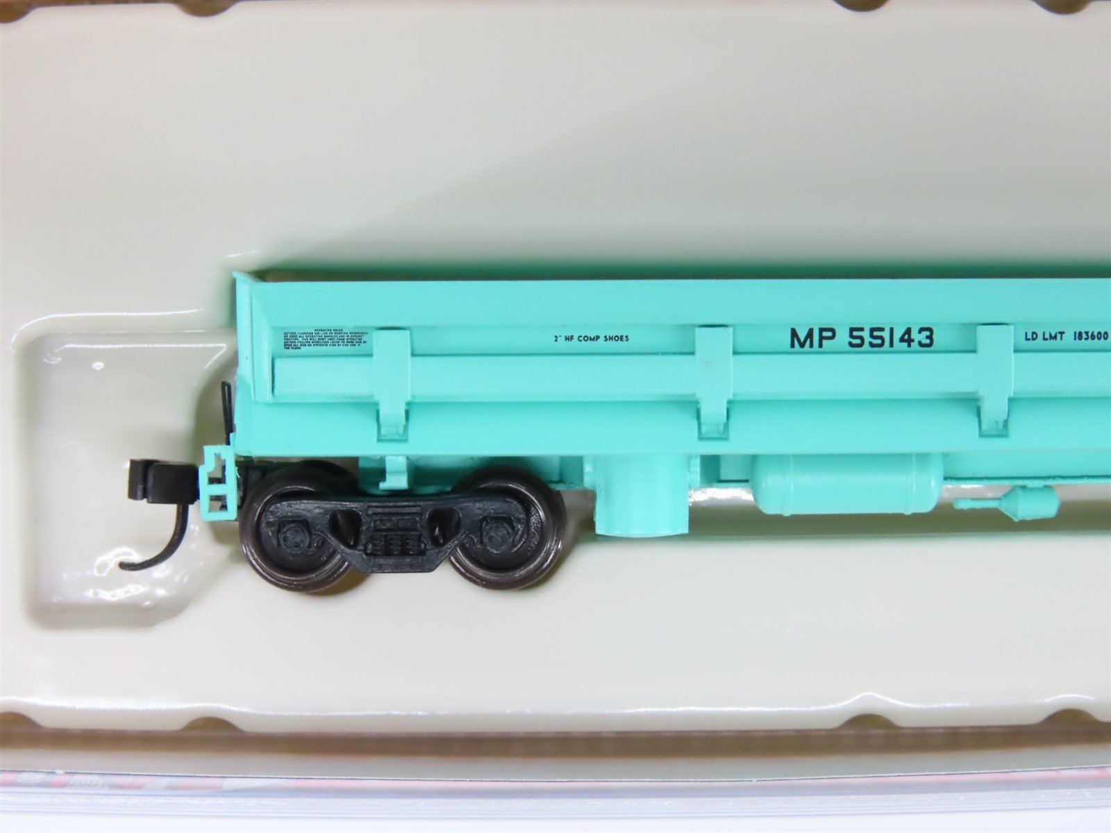 N Scale Atlas Master Line 50004585 MP Missouri Pacific DIFCO Dump Car #55143