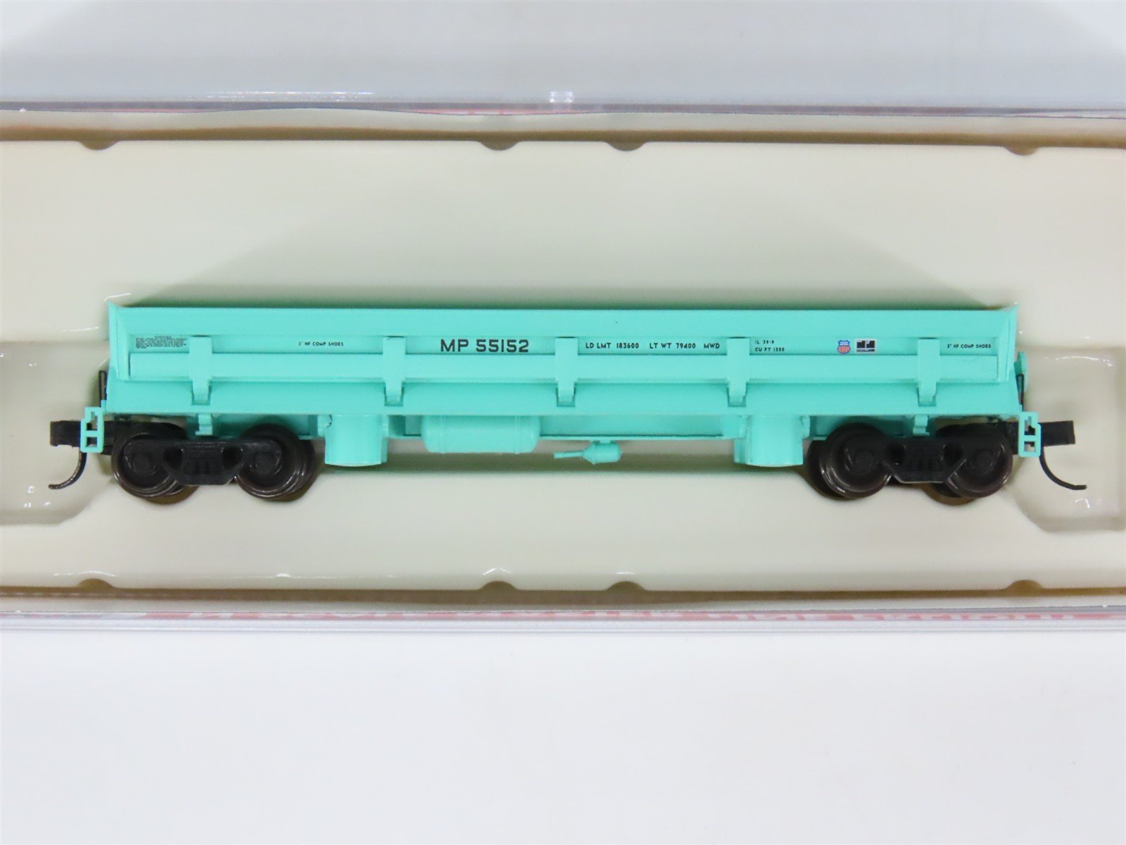 N Scale Atlas Master Line 50004586 MP Missouri Pacific DIFCO Dump Car #55152