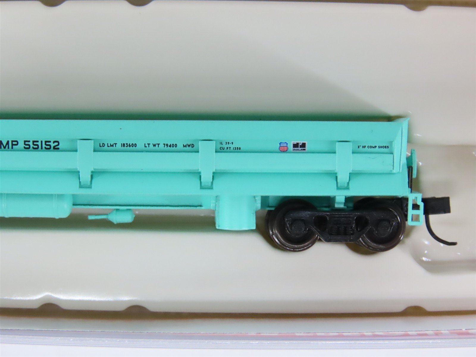N Scale Atlas Master Line 50004586 MP Missouri Pacific DIFCO Dump Car #55152