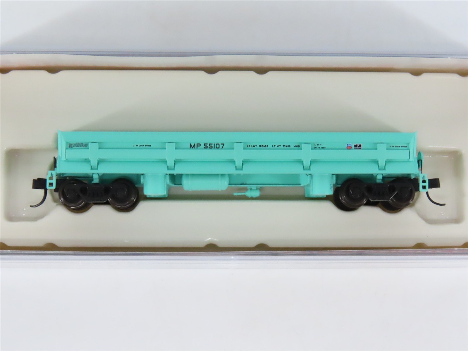 N Scale Atlas Master Line 50004584 MP Missouri Pacific DIFCO Dump Car #55107