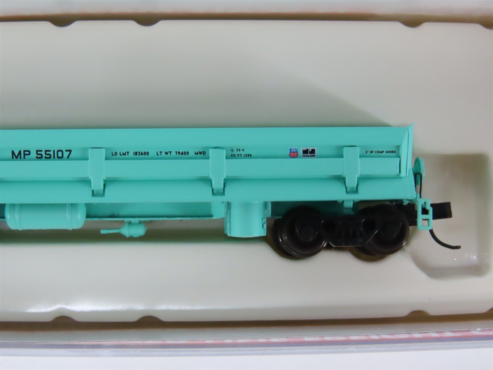 N Scale Atlas Master Line 50004584 MP Missouri Pacific DIFCO Dump Car #55107