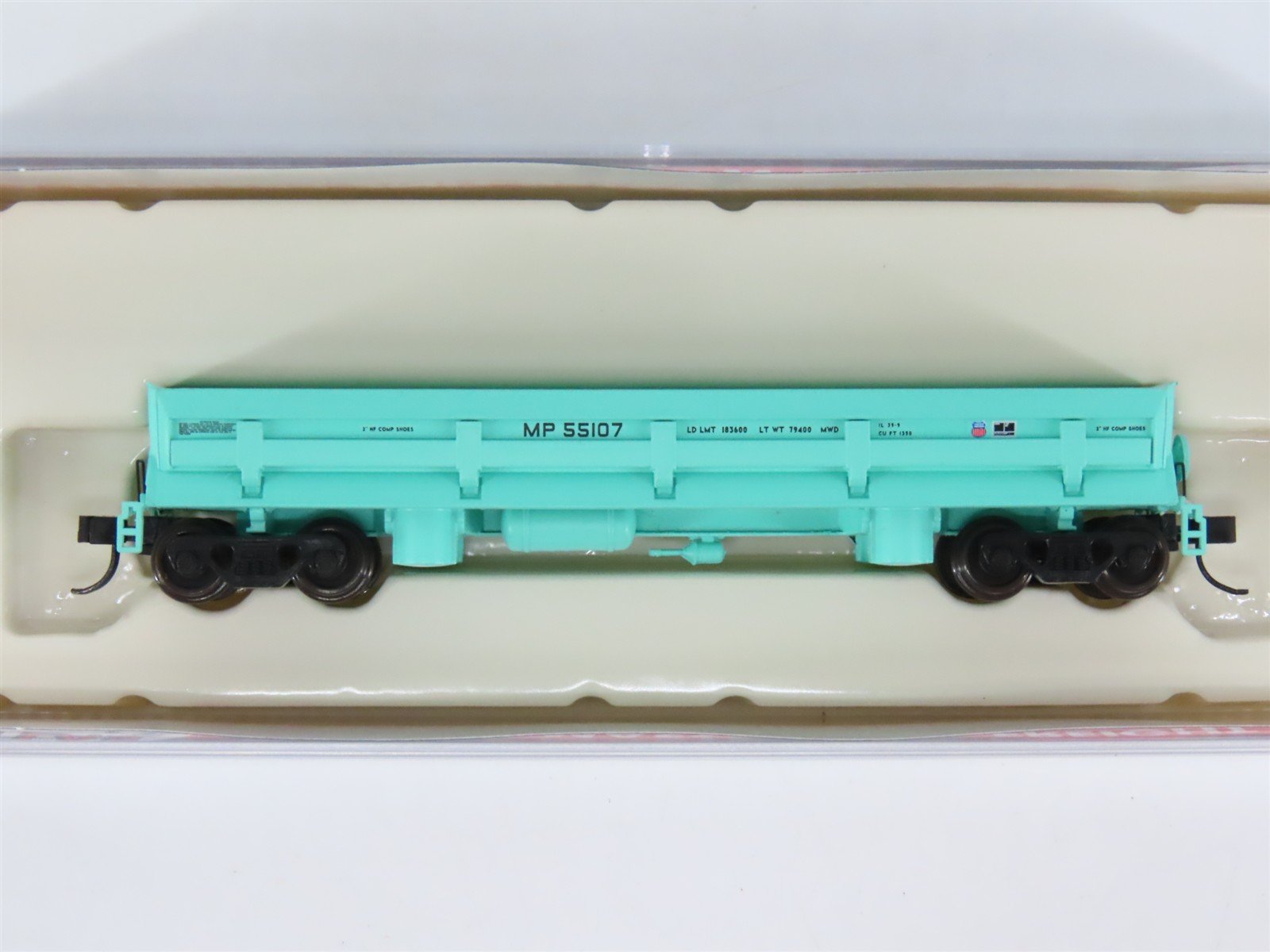 N Scale Atlas Master Line 50004584 MP Missouri Pacific DIFCO Dump Car #55107