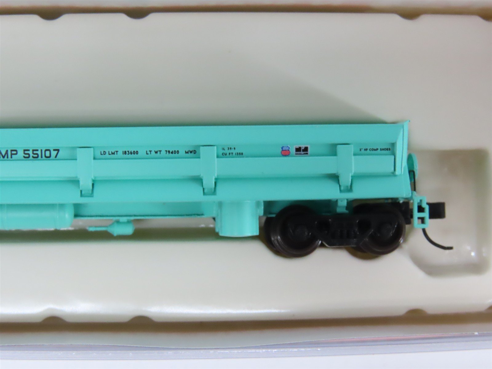 N Scale Atlas Master Line 50004584 MP Missouri Pacific DIFCO Dump Car #55107