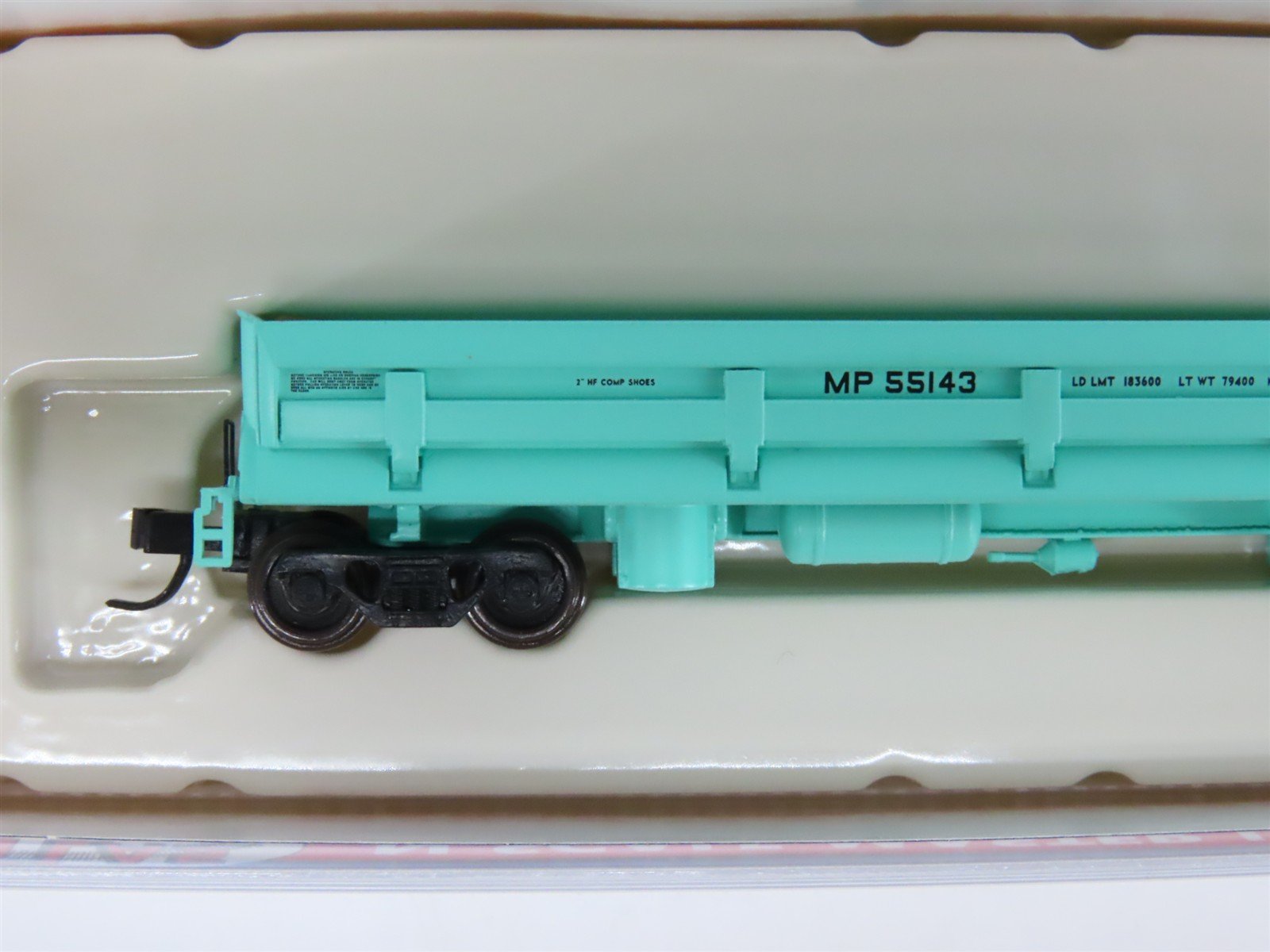 N Scale Atlas Master Line 50004585 MP Missouri Pacific DIFCO Dump Car #55143